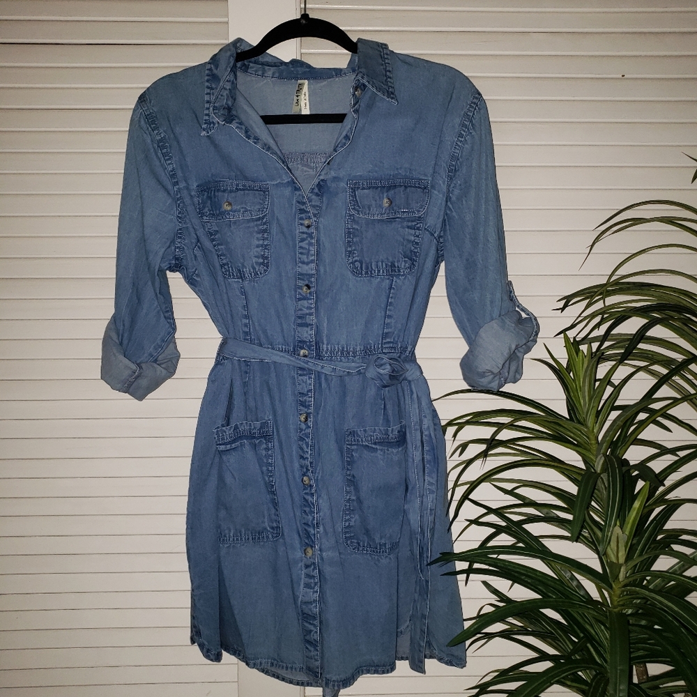 Denim dress